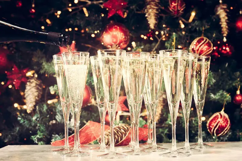 Parties and Christmas lunches, Christmas at Camelot Hotel, Tintagel, Cornwall