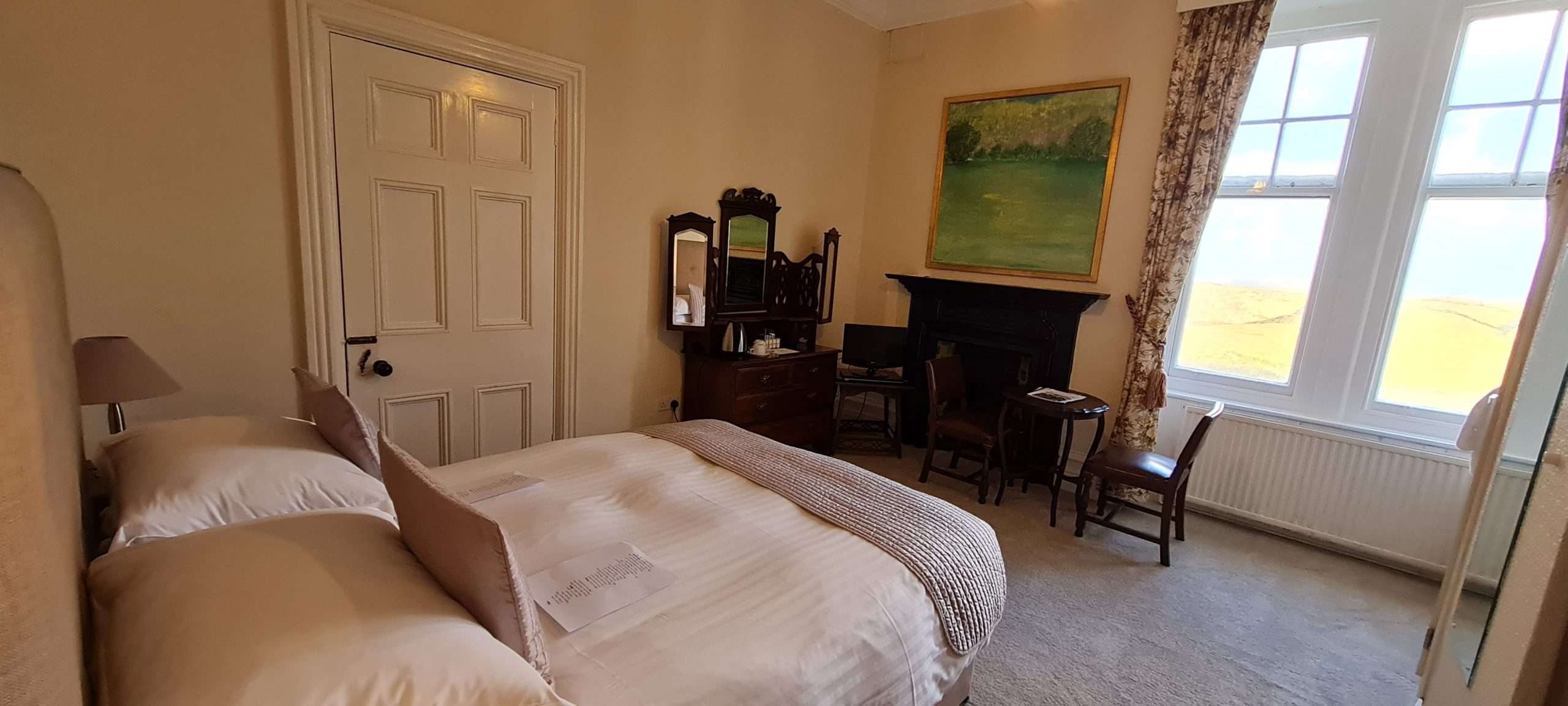 Classic Double Room with sea view at Camelot Castle Hotel Tintagel