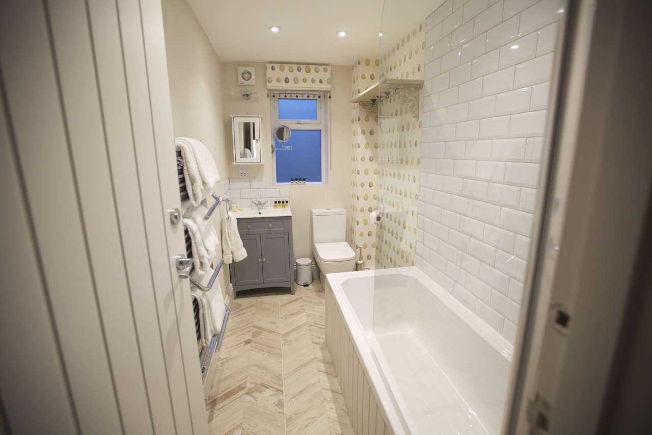 Walk in shower in Luxury Self Catering Apartment No. 2 bathroom