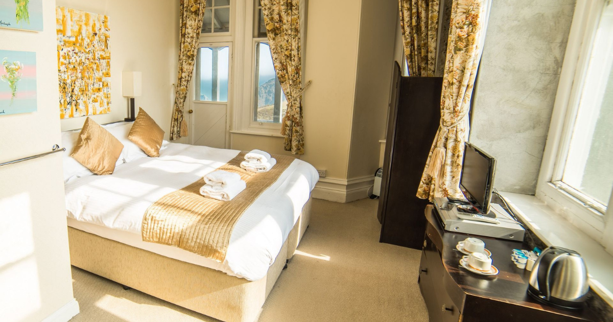 Classic room at Camelot Castle hotel