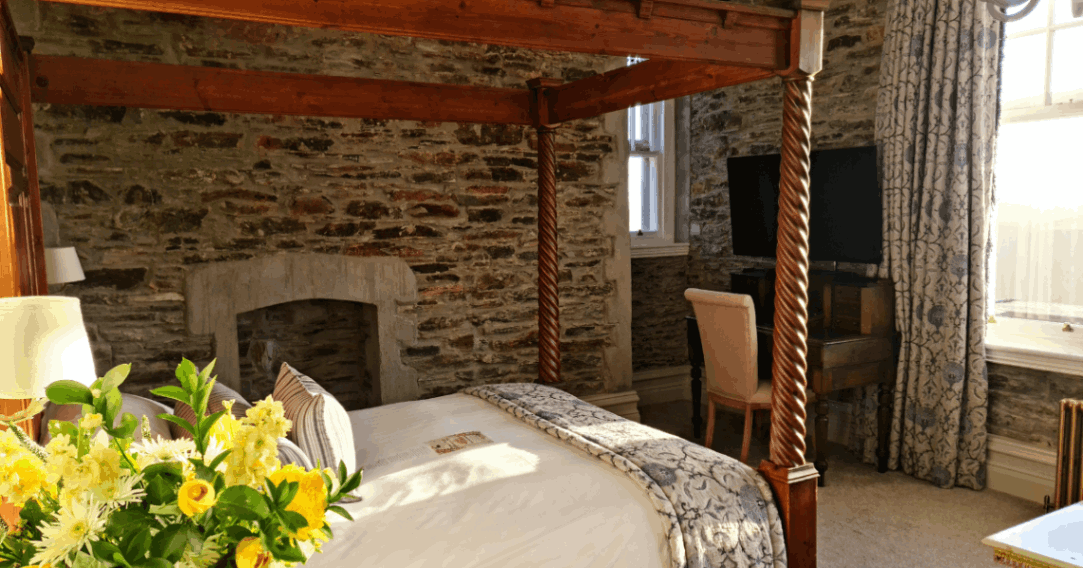 Luxury suite at Camelot Castle